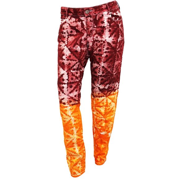 Denim Life by Pimkie 2 Tone TyeDye Boho Tapered Denim Jeans 30/32 - Picture 2 of 9